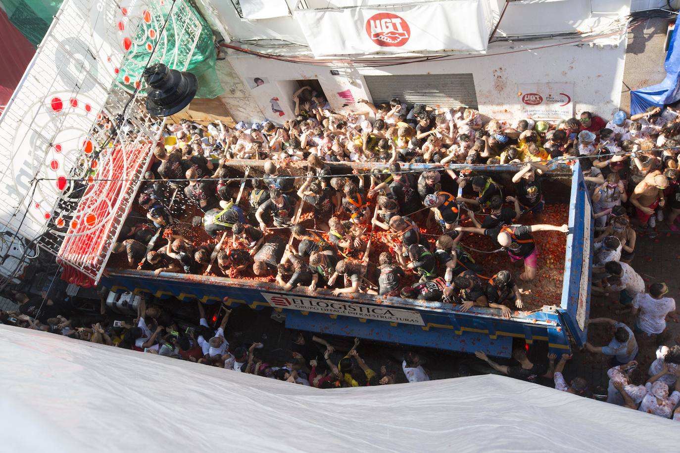 Fotos: La Tomatina de Buñol 2019, en imágenes