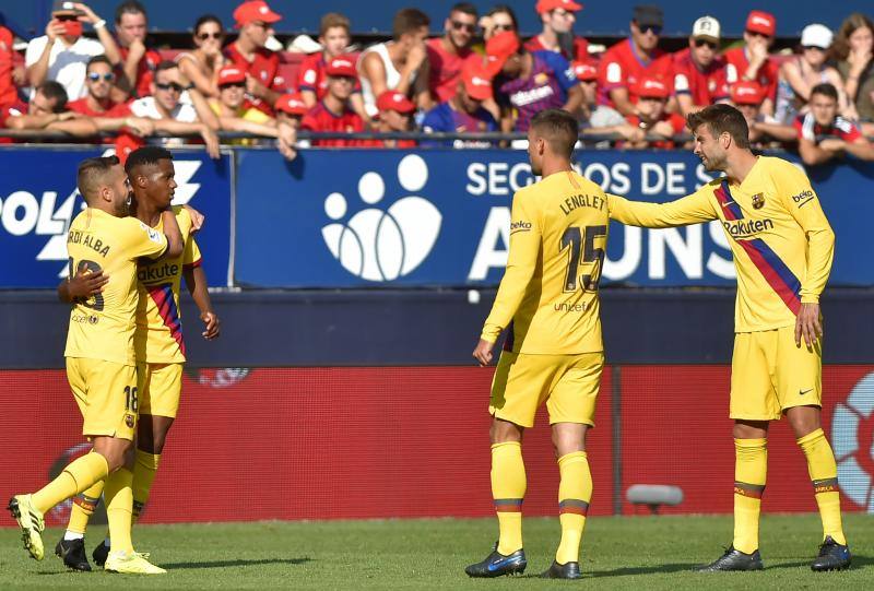 Fotos: Osasuna 1-0 Barcelona, en imágenes