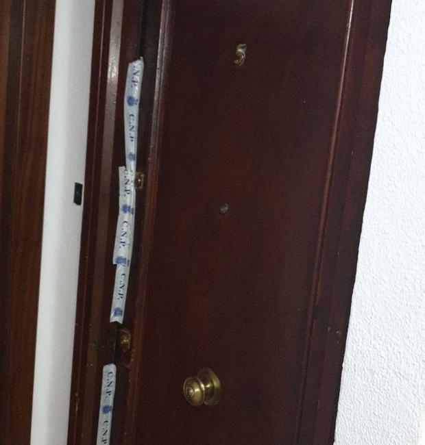 La casa donde sucedió el crimen de Paterna. 