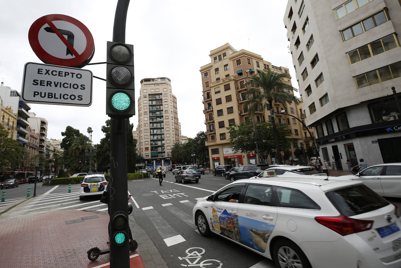 Atascos en Valencia tras la vuelta de las vacaciones