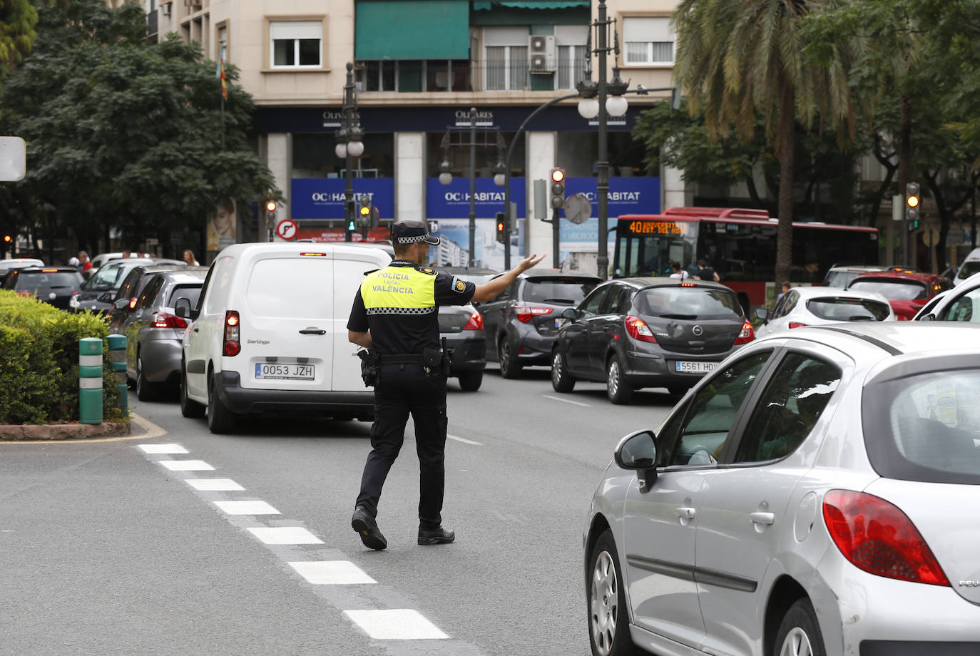 Atascos en Valencia tras la vuelta de las vacaciones