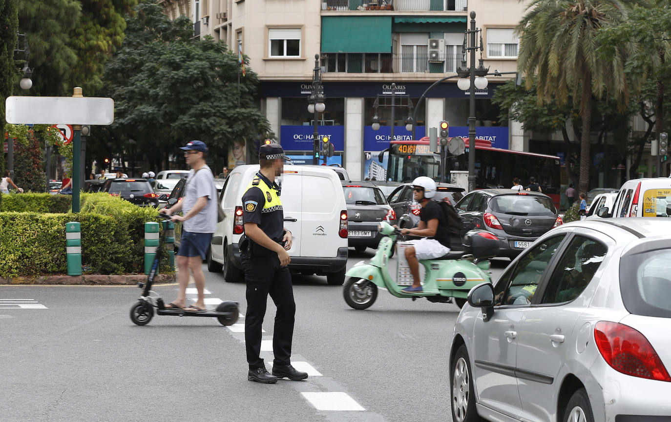 Atascos en Valencia tras la vuelta de las vacaciones