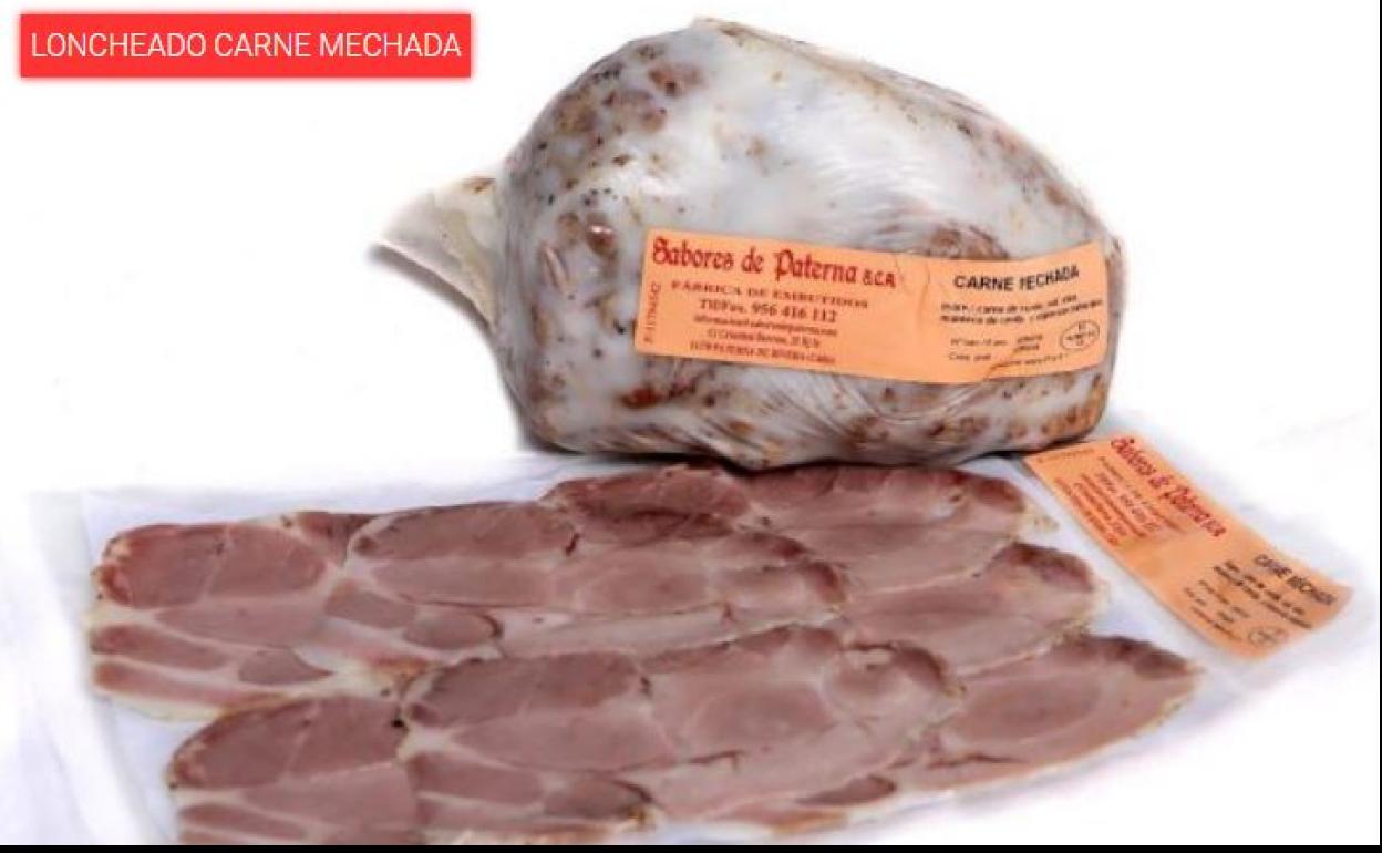 Imagen de la carne mechada que vende la empresa Sabores de Paterna. 