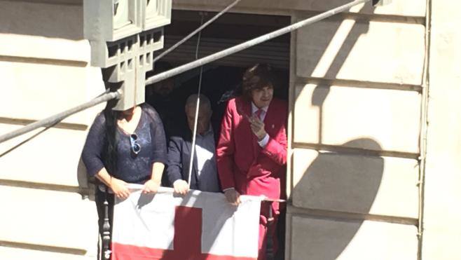 Camilo Sesto, en los Moros y Cristianos de Alcoy.