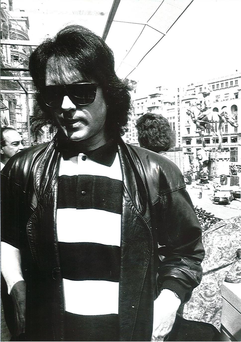 Camilo Sesto, en las Fallas de Valencia.