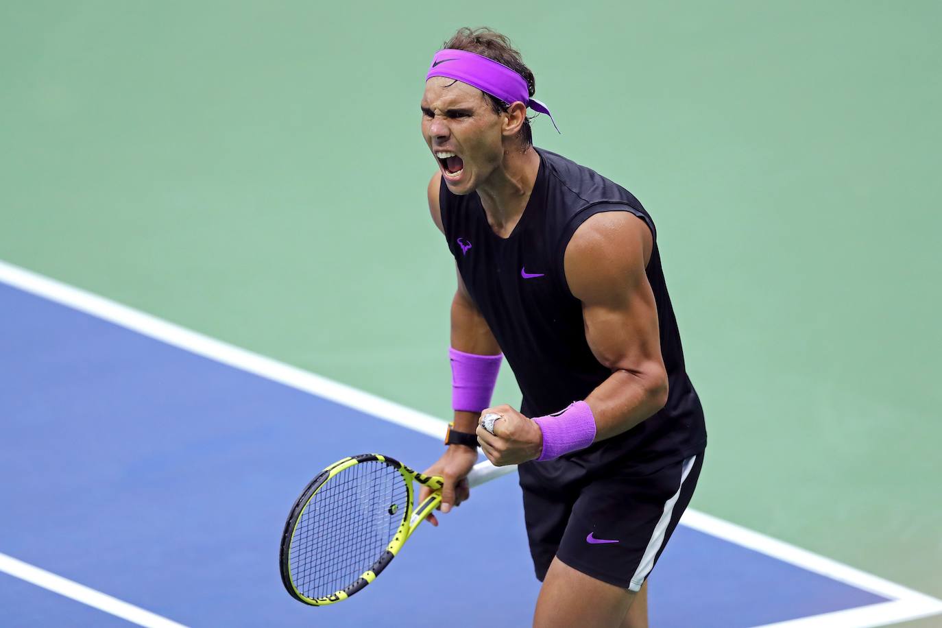 Rafael Nadal y Daniil Medvedev se midieron por el título masculino del US Open en el USTA Billie Jean King National Tennis Center de Nueva York