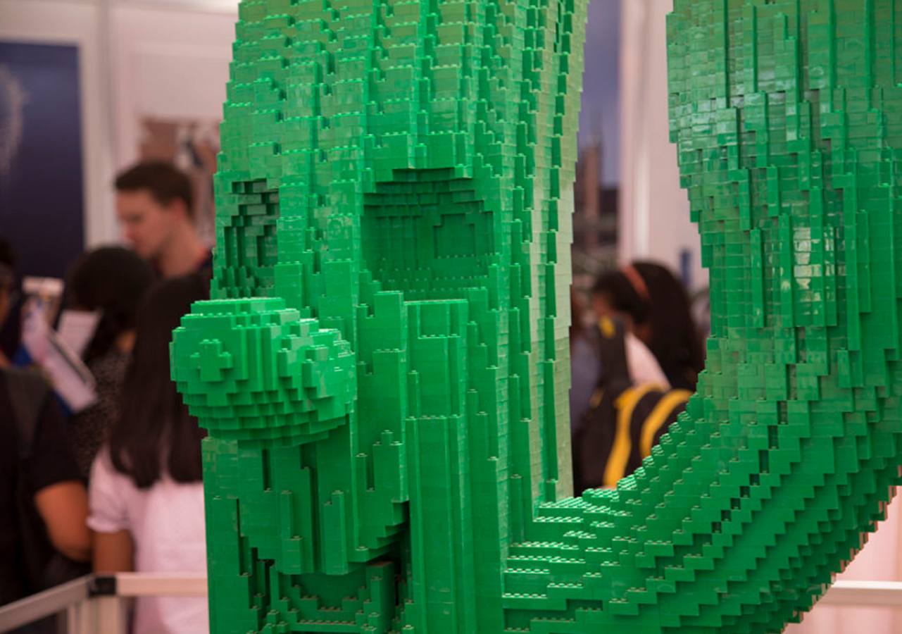 Ciudad de México. Capital Mundial del Diseño 2018. Un elemento, en una de las exposiciones.