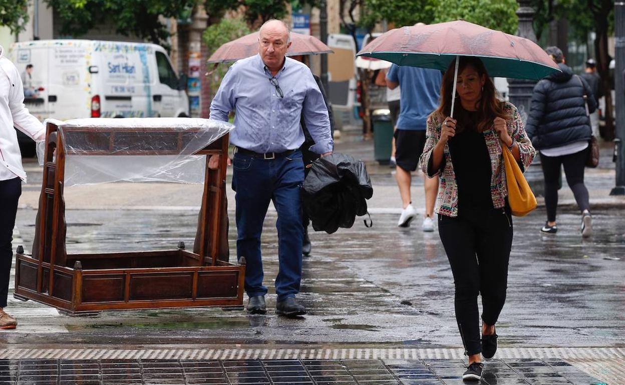 Lluvias en Valencia