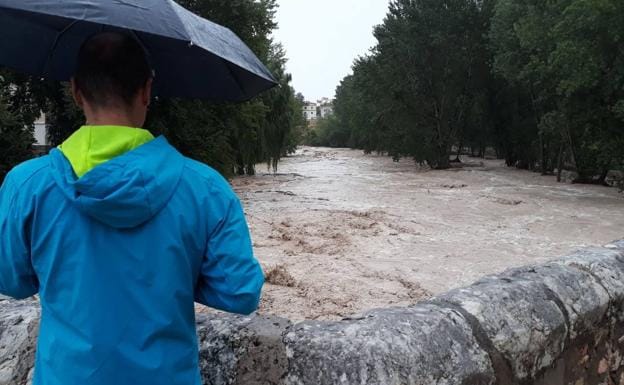 Desbordamiento del río Clariano. 