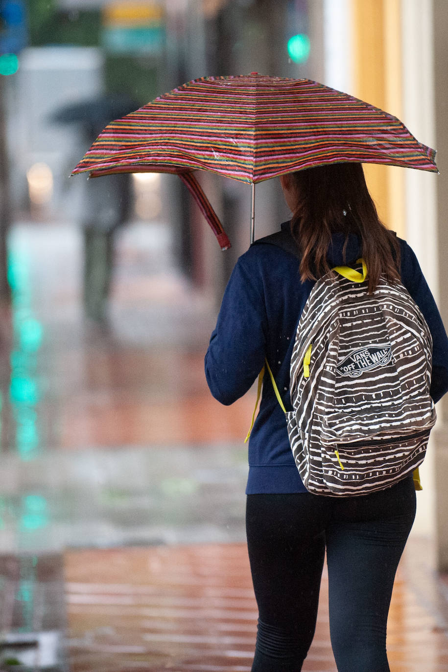 Efectos del temporal en Murcia.