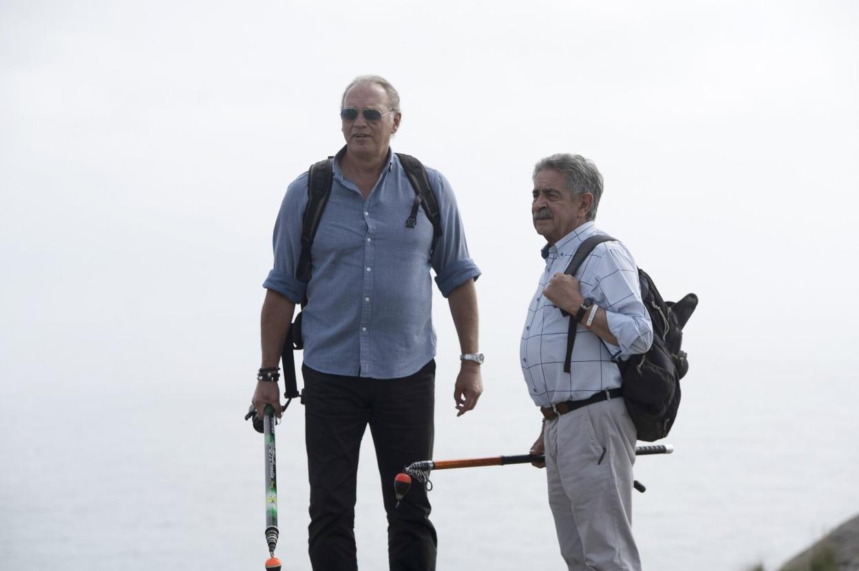 Bertín con Revilla, de excursión.