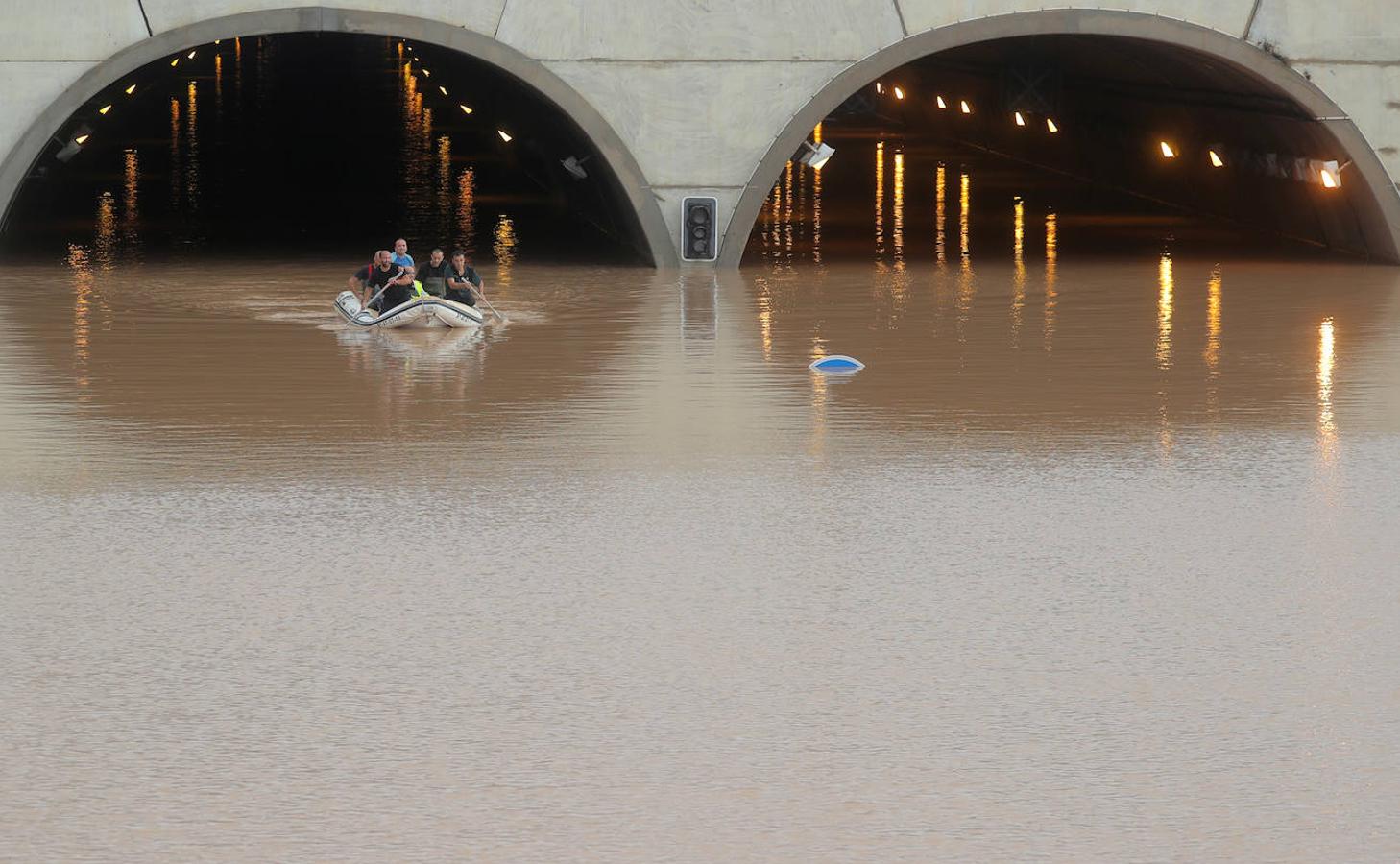 Fotos: Desbordamiento del Segura