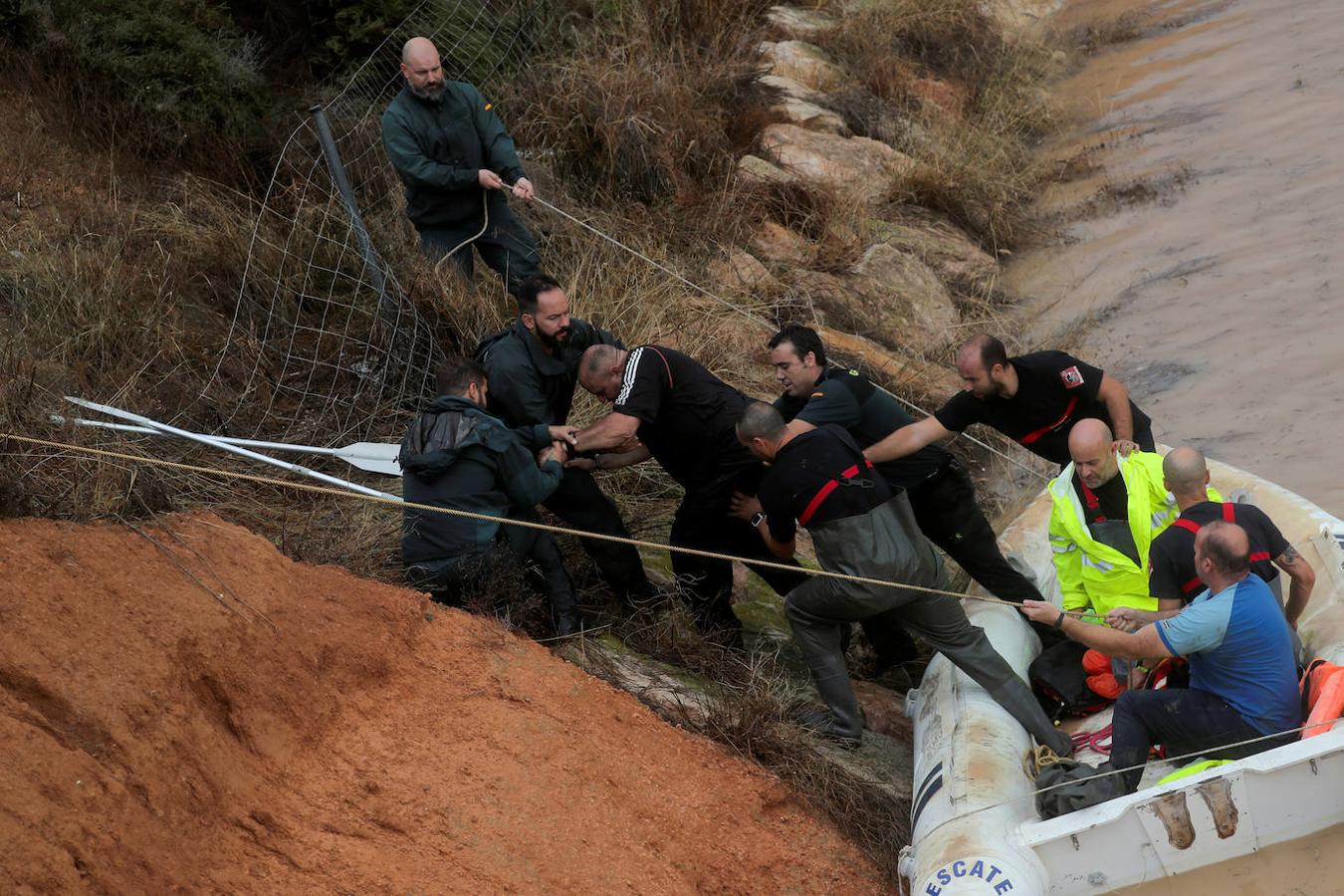 Fotos: Desbordamiento del Segura