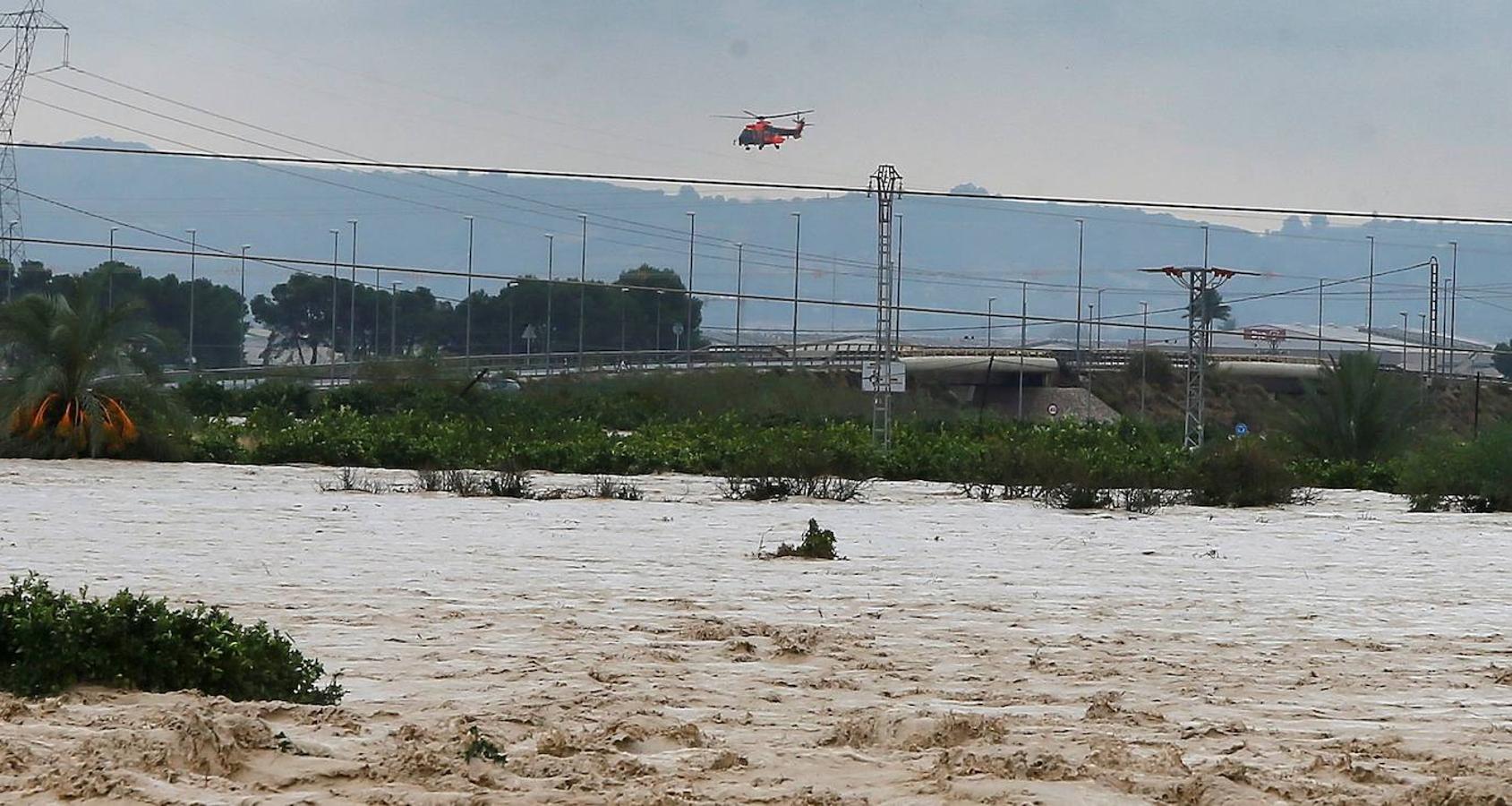 Fotos: Desbordamiento del Segura