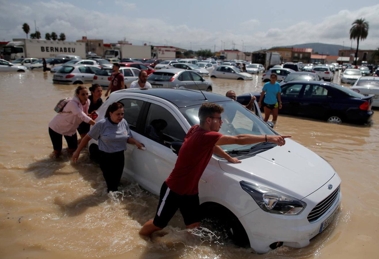 Fotos: Desbordamiento del Segura