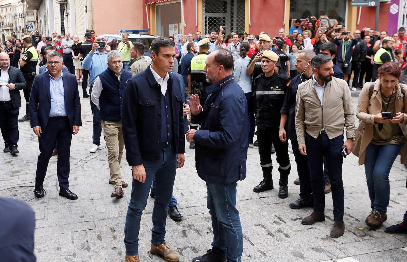 Fotos: Pedro Sánchez sobrevuela las zonas afectadas por la DANA