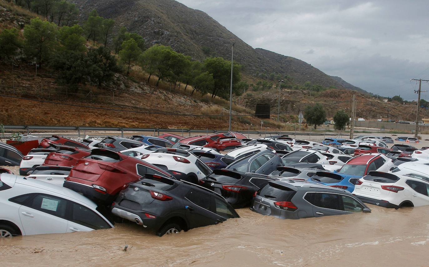 Daños en Orihuela.