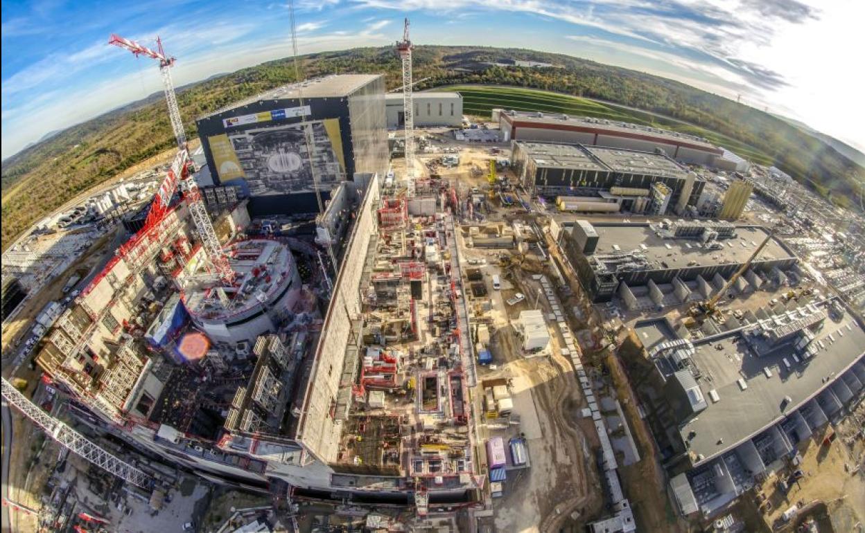 El centro ITER, actualmente en construcción.