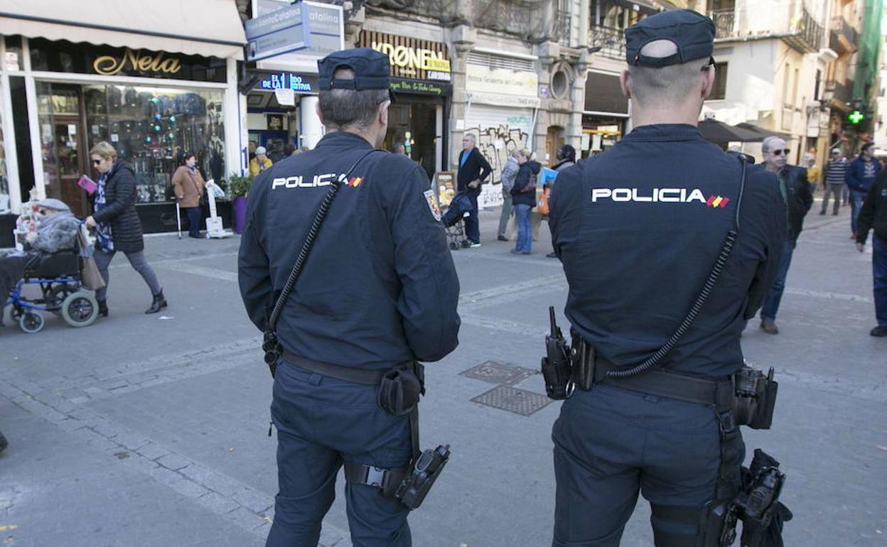 Policía Nacional de Valencia. 