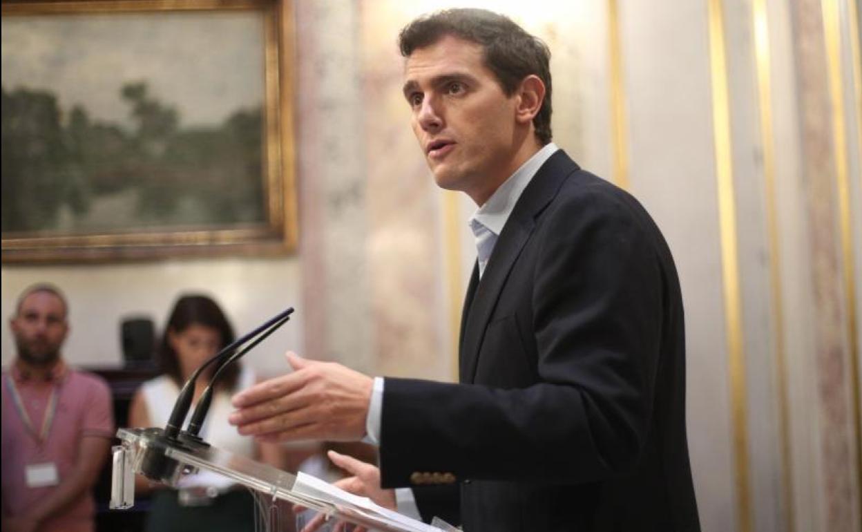 El presidente de Ciudadanos, Albert Rivera.