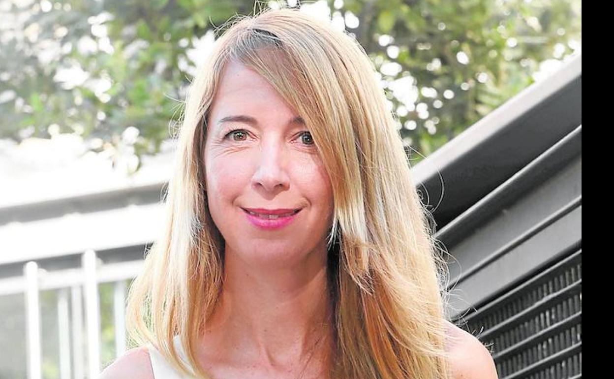 Betty Bigas, ayer en Valencia. 