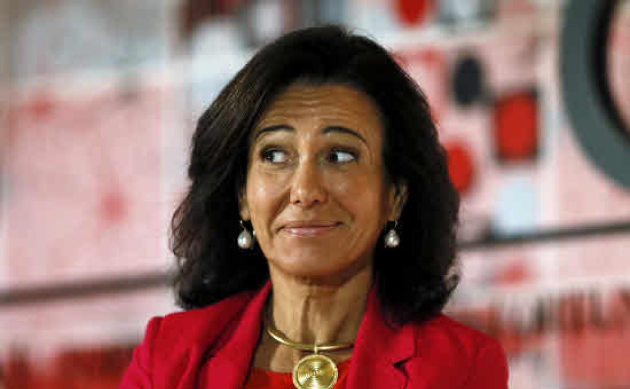 La presidenta del Banco Santander, Ana Botín. 