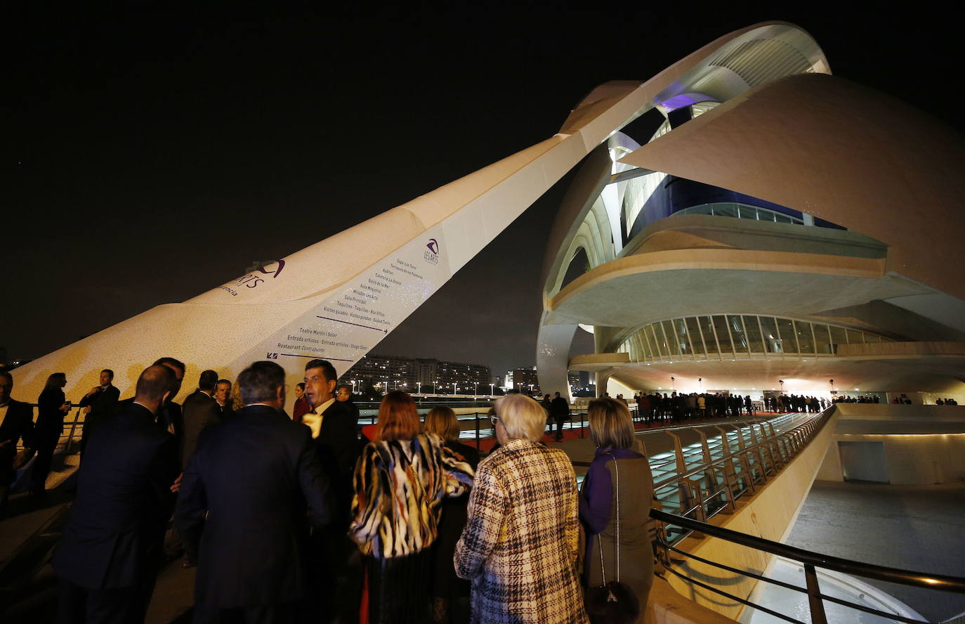 2018. El Palau de Les Arts Reina Sofía, escenario de la entrega de premios.