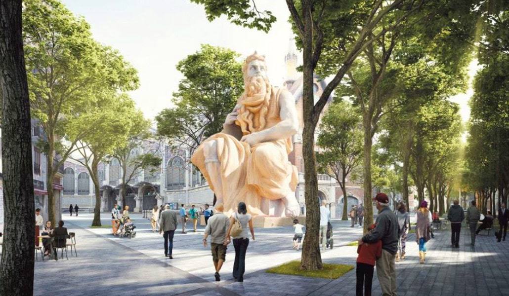 ENTORNO DE LA LONJA Y MERCADO CENTRAL | Las arquitectas Quintana y Peñín firman el proyecto que promete transformar por completo esta zona céntrica de la ciudad con zonas verdes y la recuperación, por ejemplo, de les 'Covetes' y la escalera de la Iglesia de los Santos Juanes. No existe fecha prevista para el inicio de las obras.