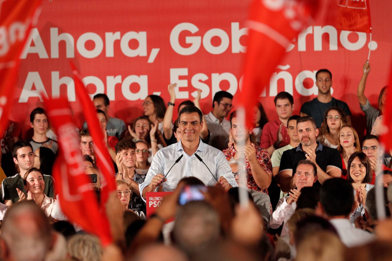 Fotos: Pedro Sánchez inaugura la precampaña del 10-N en Valencia