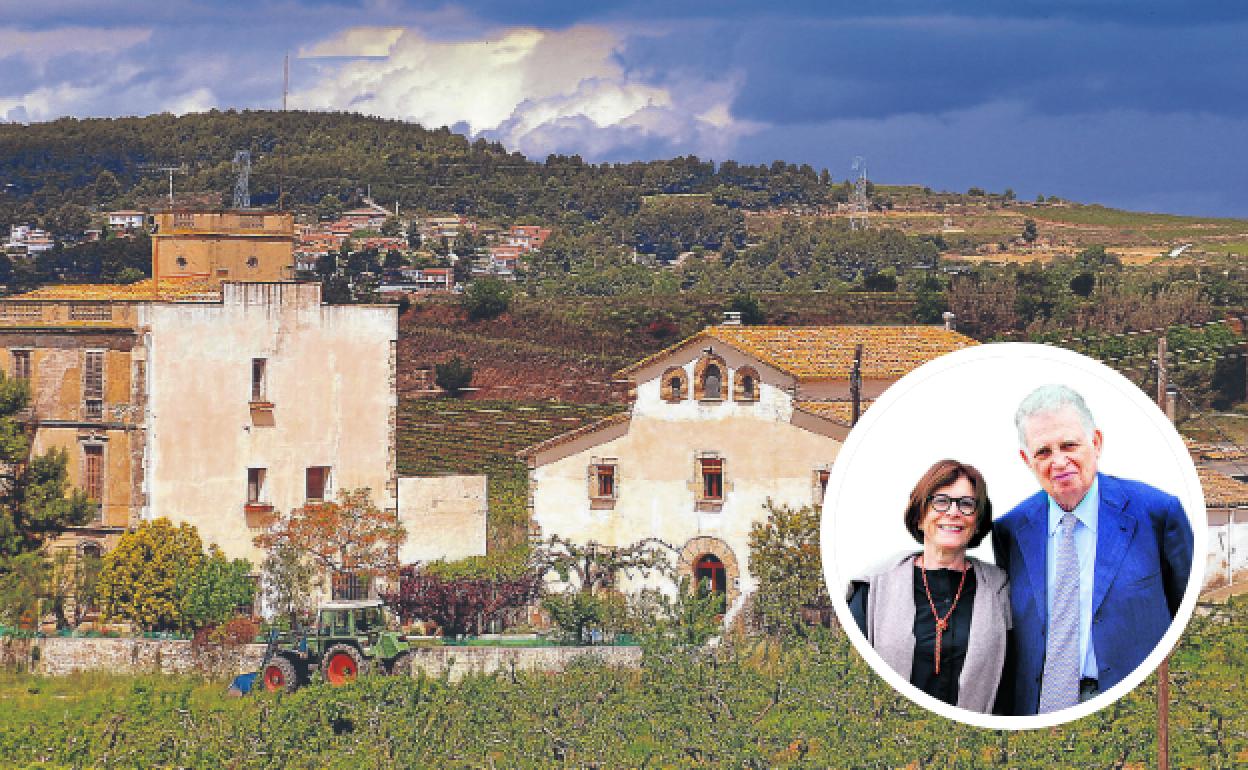 Una vista de Avinyonet del Penedès, en la provincia de Barcelona.