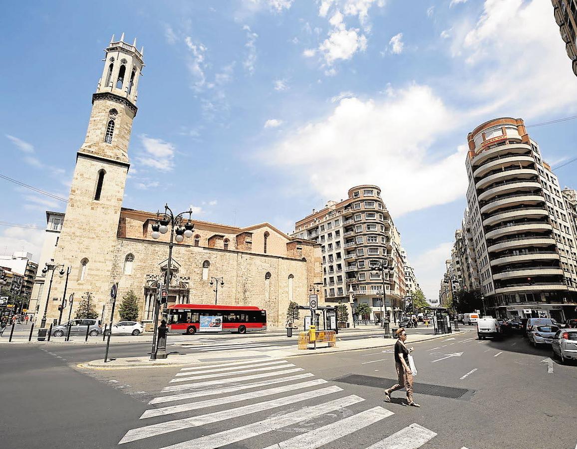 Vista exterior de la iglesia de San Agustín