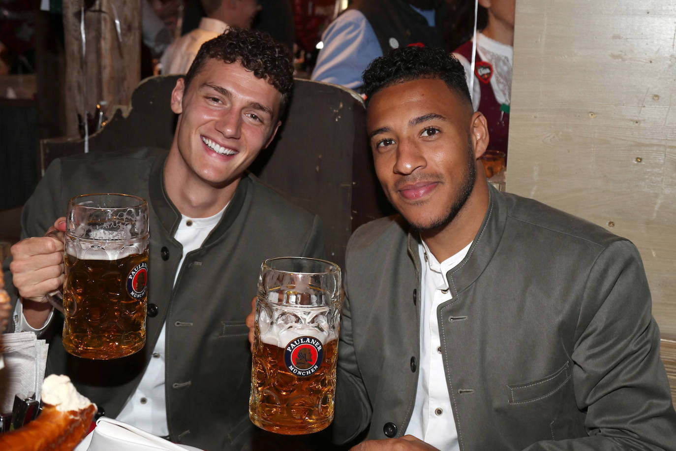 Benjamin Pavard y Corentin Tolisso.