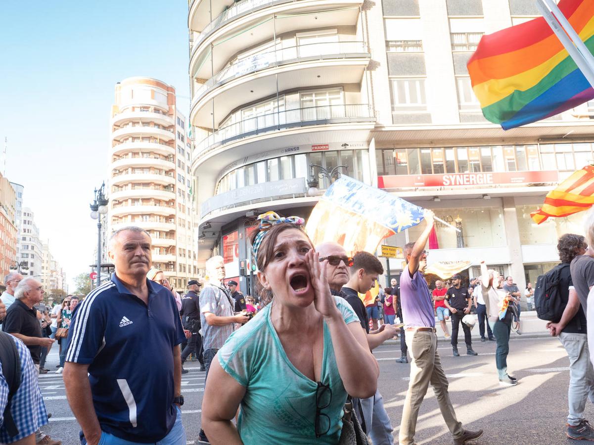 Fotos: Manifestaciones del 9 d&#039;Octubre en Valencia