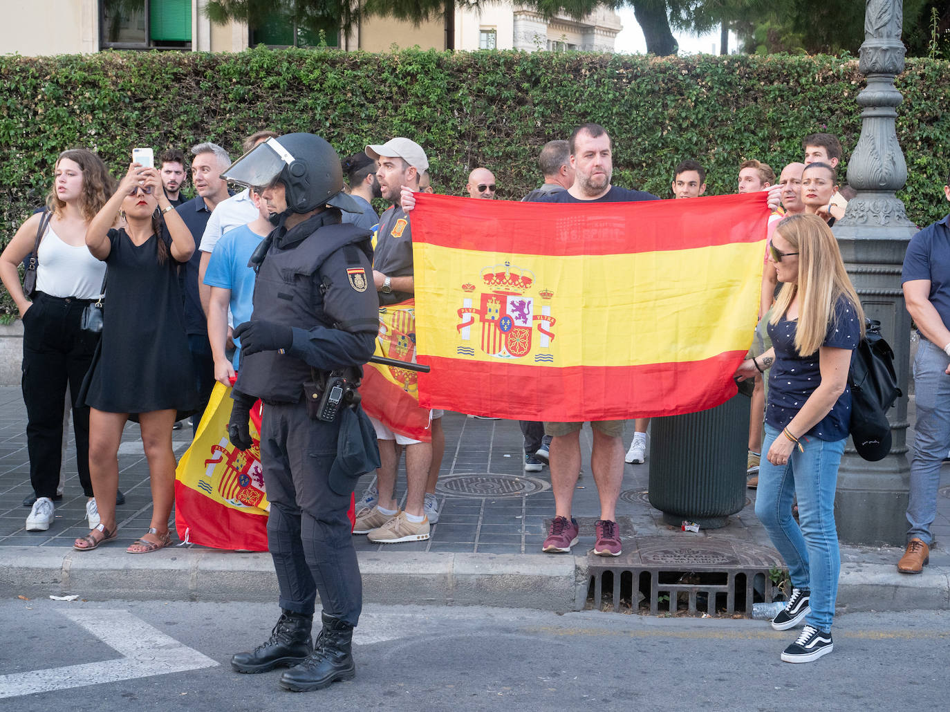 Fotos: Manifestaciones del 9 d&#039;Octubre en Valencia