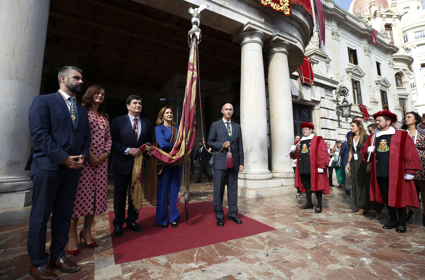 Procesión cívica de Valencia por el 9 d'Octubre de 2019