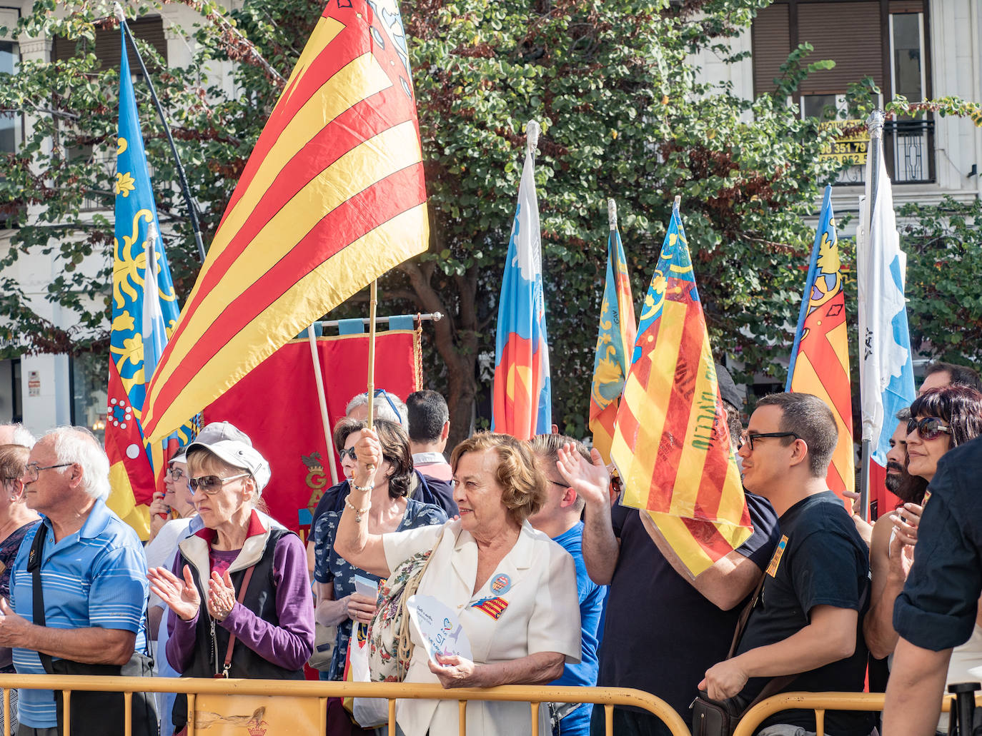 Procesión cívica de Valencia por el 9 d'Octubre de 2019