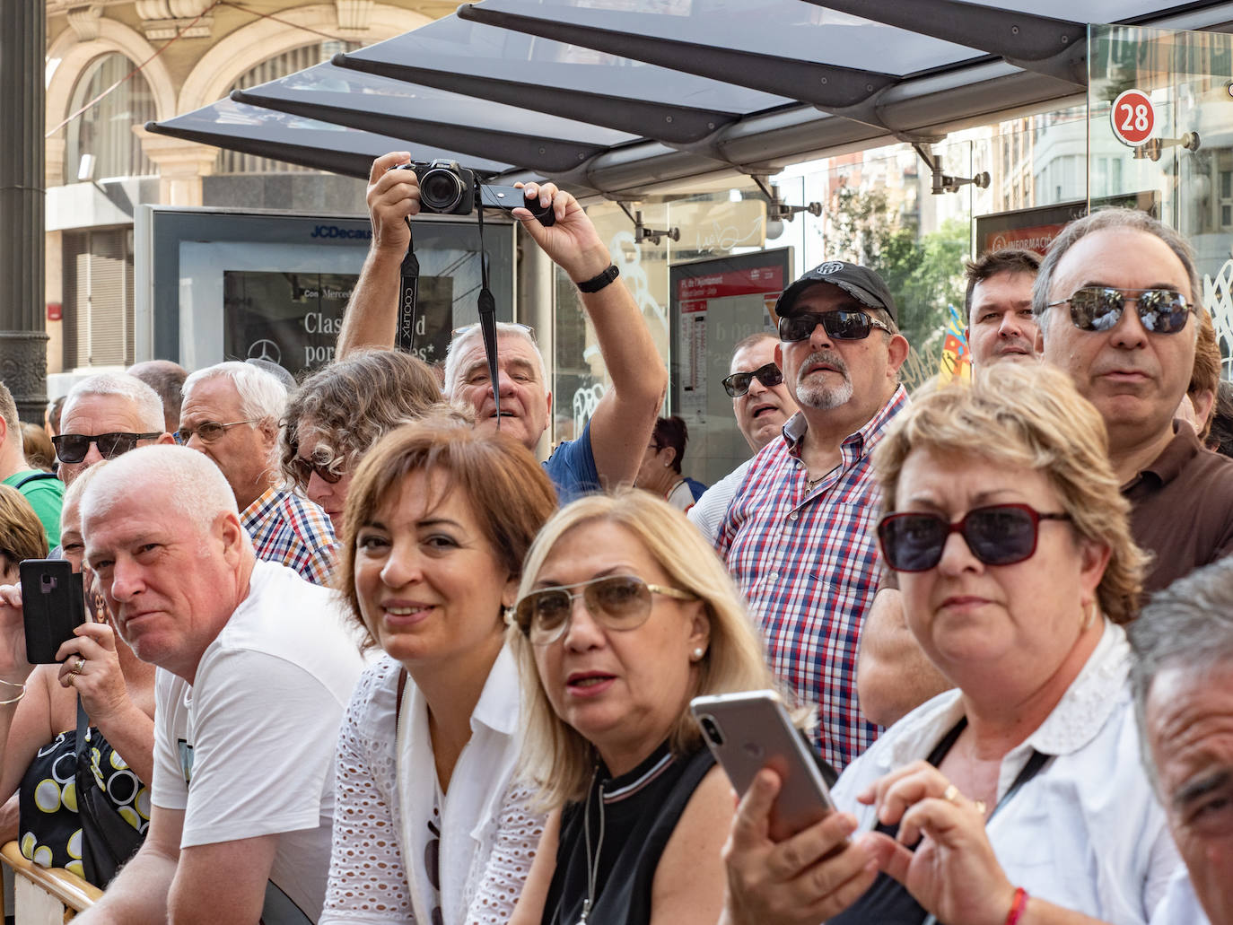 Procesión cívica de Valencia por el 9 d'Octubre de 2019