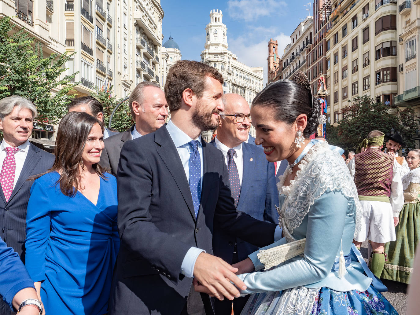 Procesión cívica de Valencia por el 9 d'Octubre de 2019