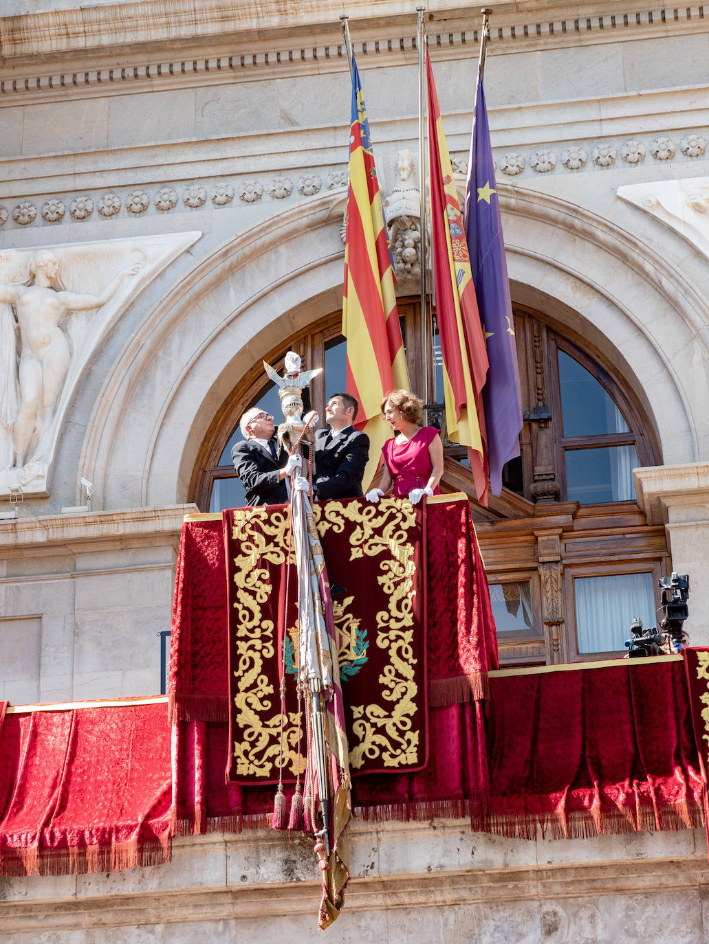 Procesión cívica de Valencia por el 9 d'Octubre de 2019