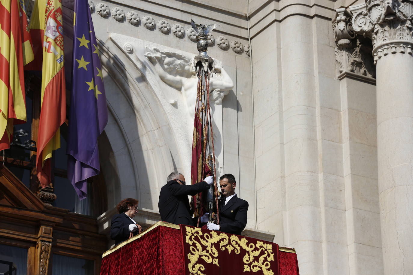 Procesión cívica de Valencia por el 9 d'Octubre de 2019