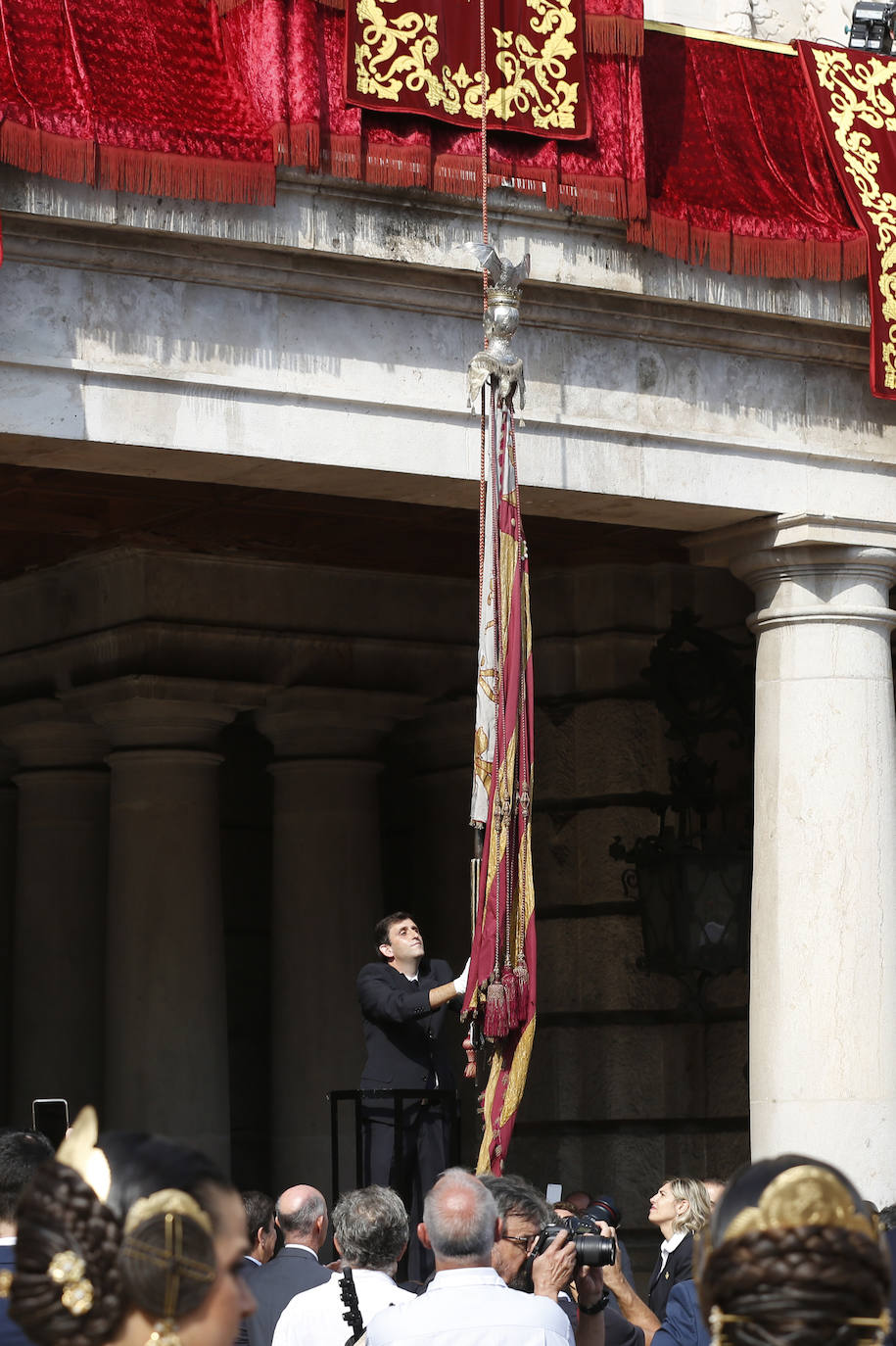 Procesión cívica de Valencia por el 9 d'Octubre de 2019