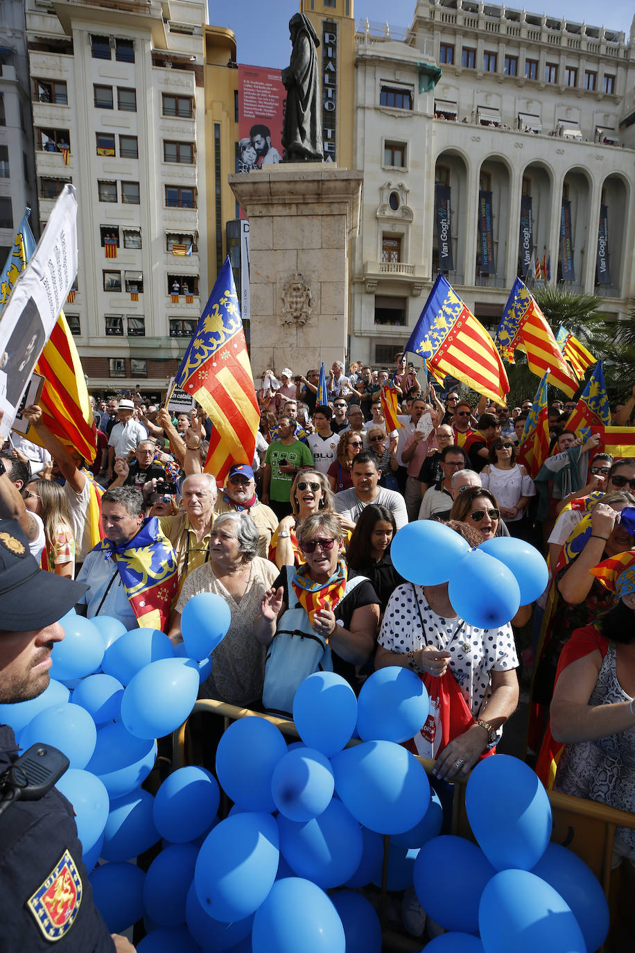 Procesión cívica de Valencia por el 9 d'Octubre de 2019