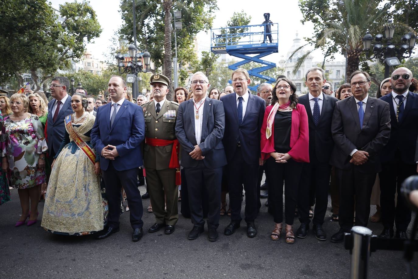 Procesión cívica de Valencia por el 9 d'Octubre de 2019