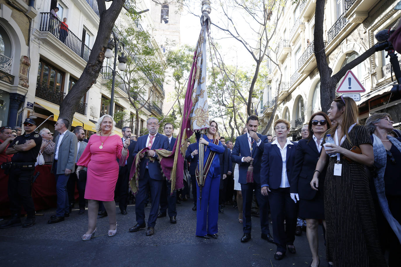 Procesión cívica de Valencia por el 9 d'Octubre de 2019