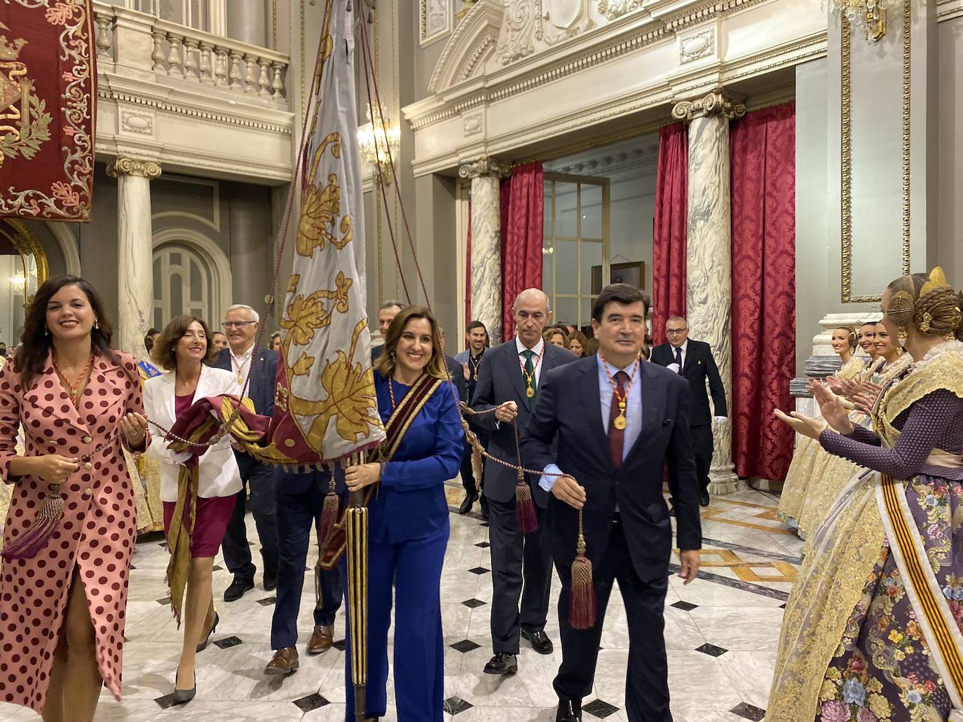 Procesión cívica de Valencia por el 9 d'Octubre de 2019