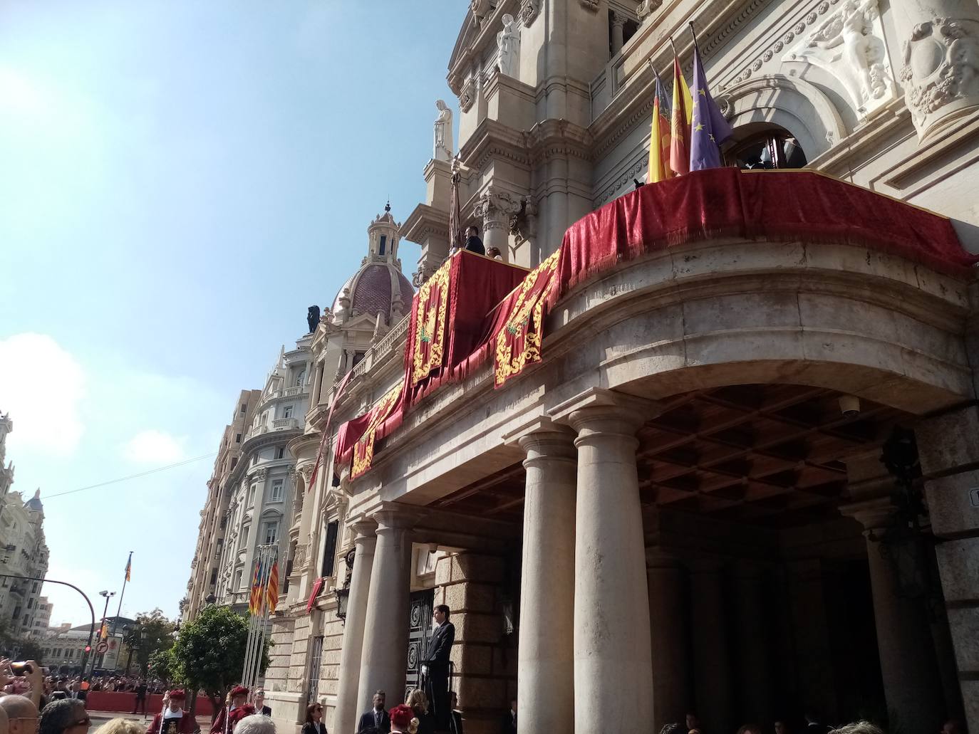 Procesión cívica de Valencia por el 9 d'Octubre de 2019