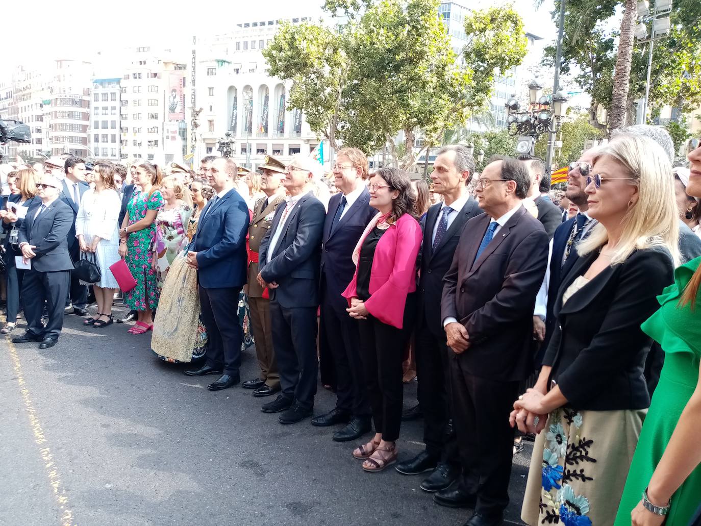 Procesión cívica de Valencia por el 9 d'Octubre de 2019