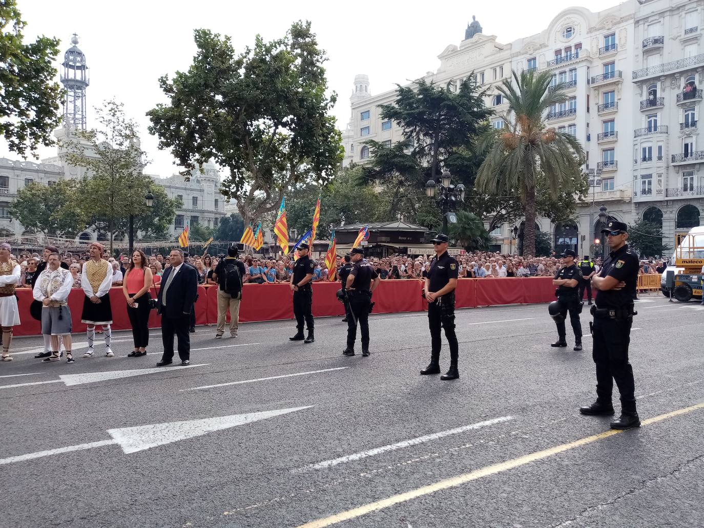 Procesión cívica de Valencia por el 9 d'Octubre de 2019