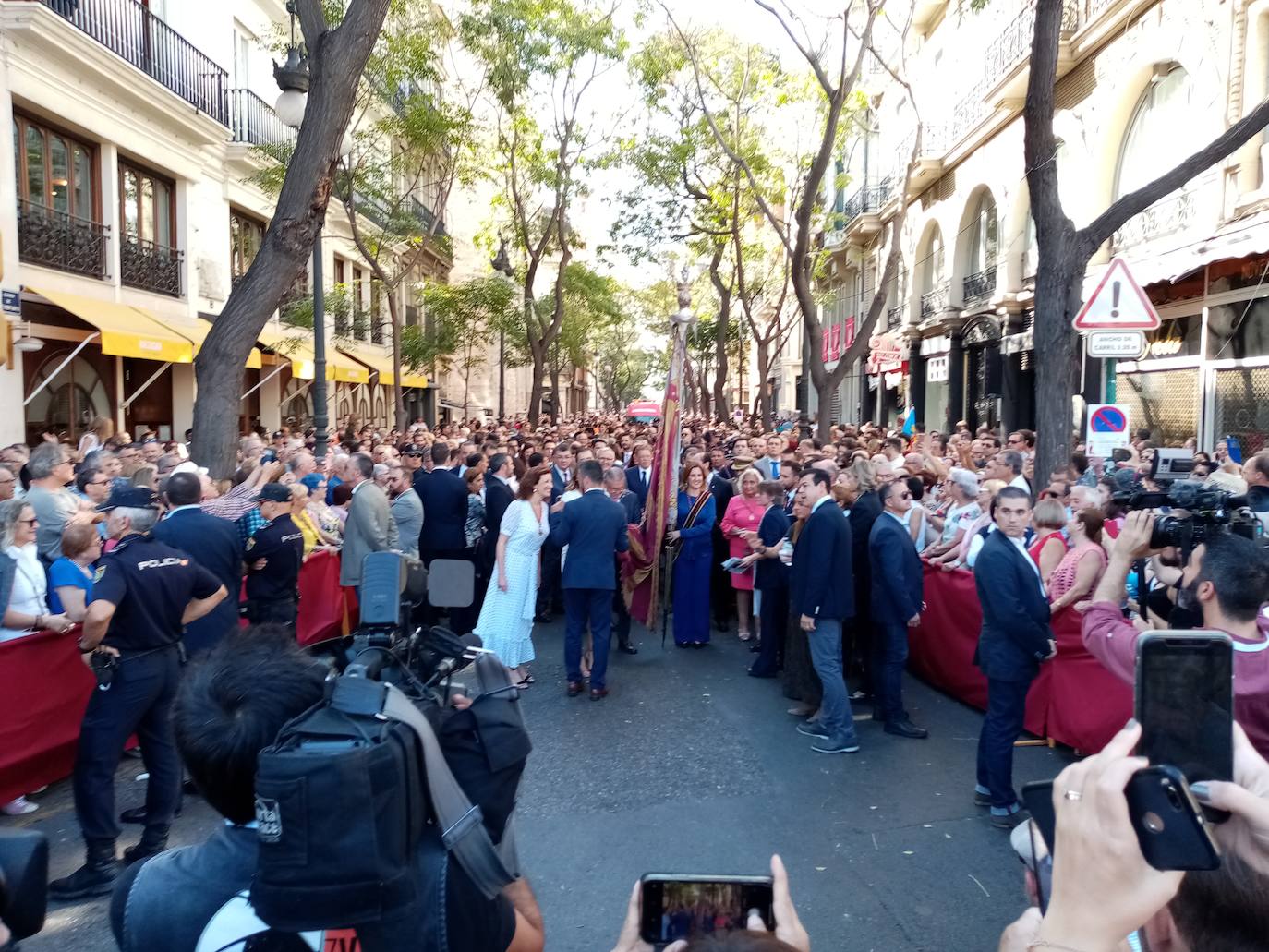 Procesión cívica de Valencia por el 9 d'Octubre de 2019