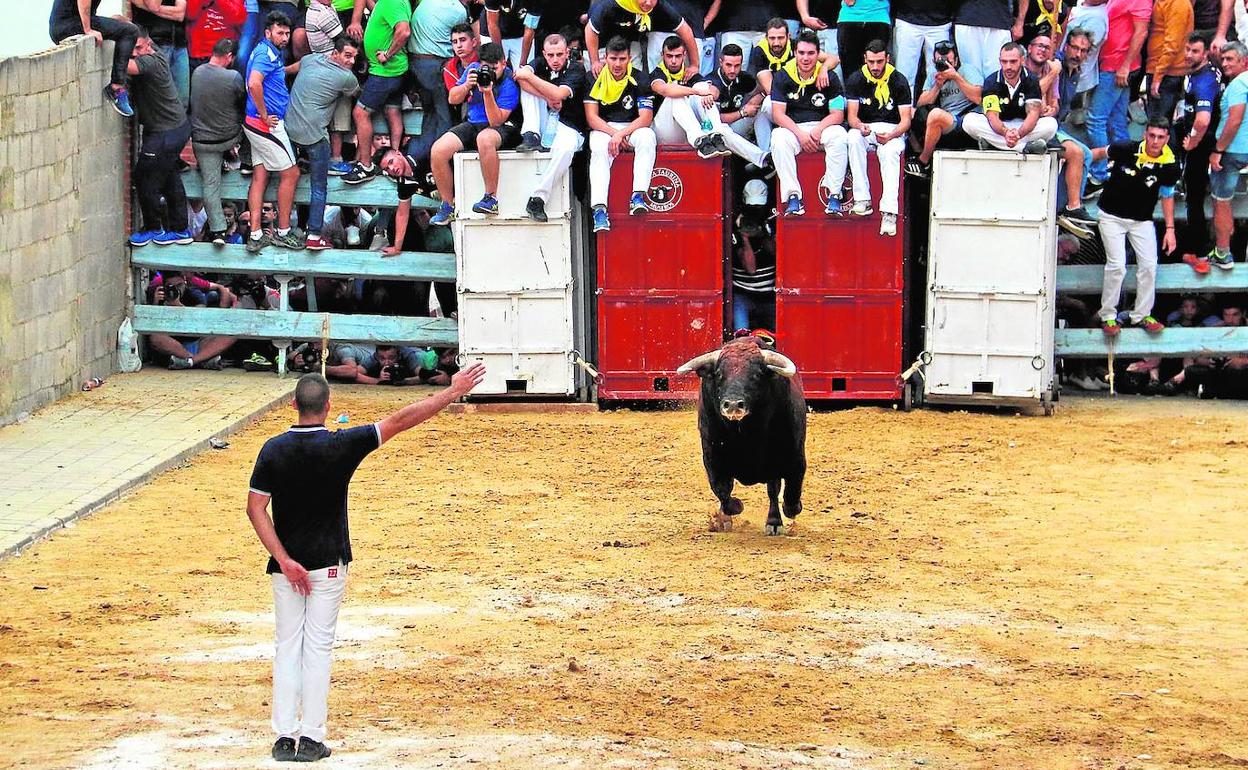 Salida del toro de Domínguez Camacho en 2018, uno de los mejores de la temporada pasada.